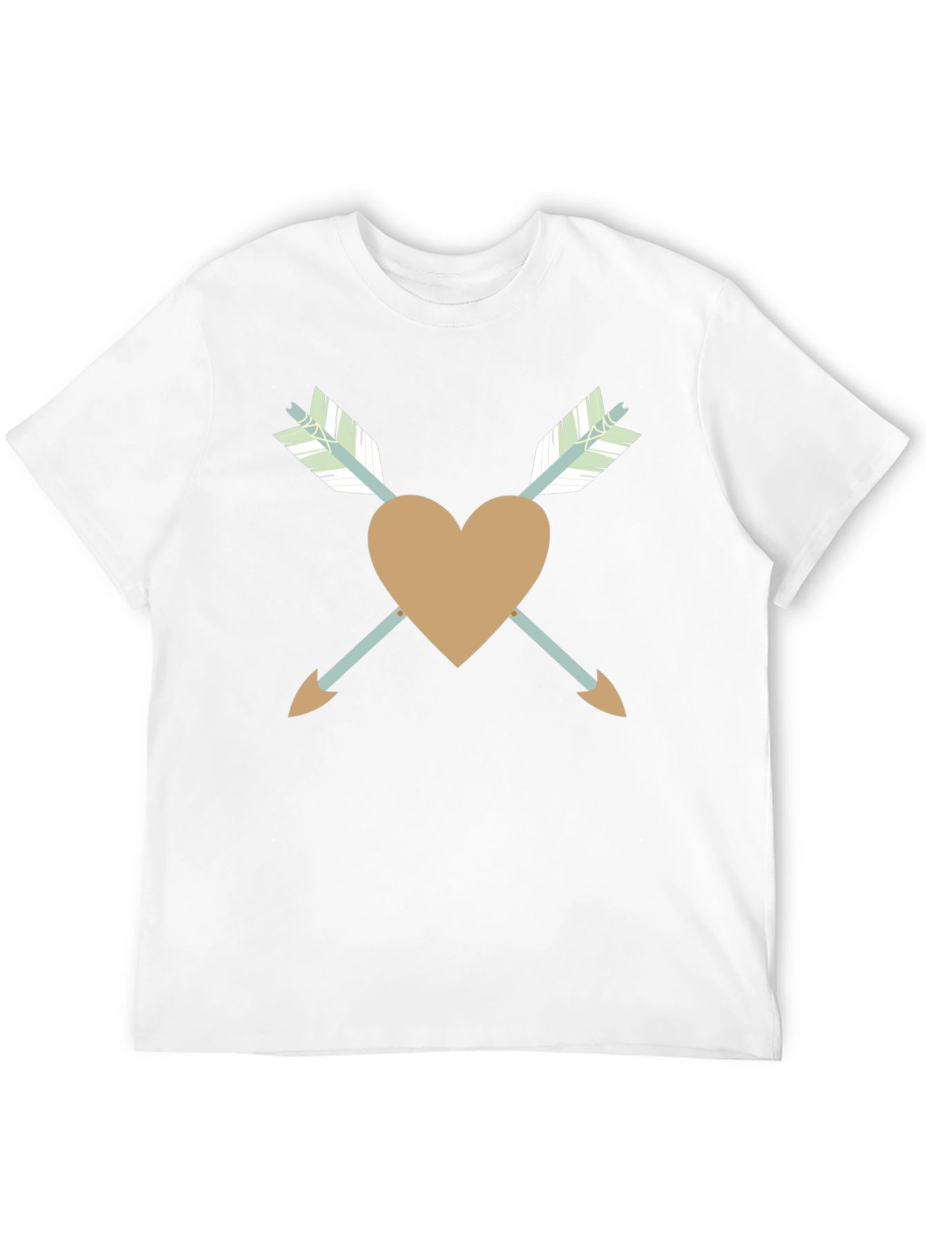 Heart and Arrows Black T-Shirt