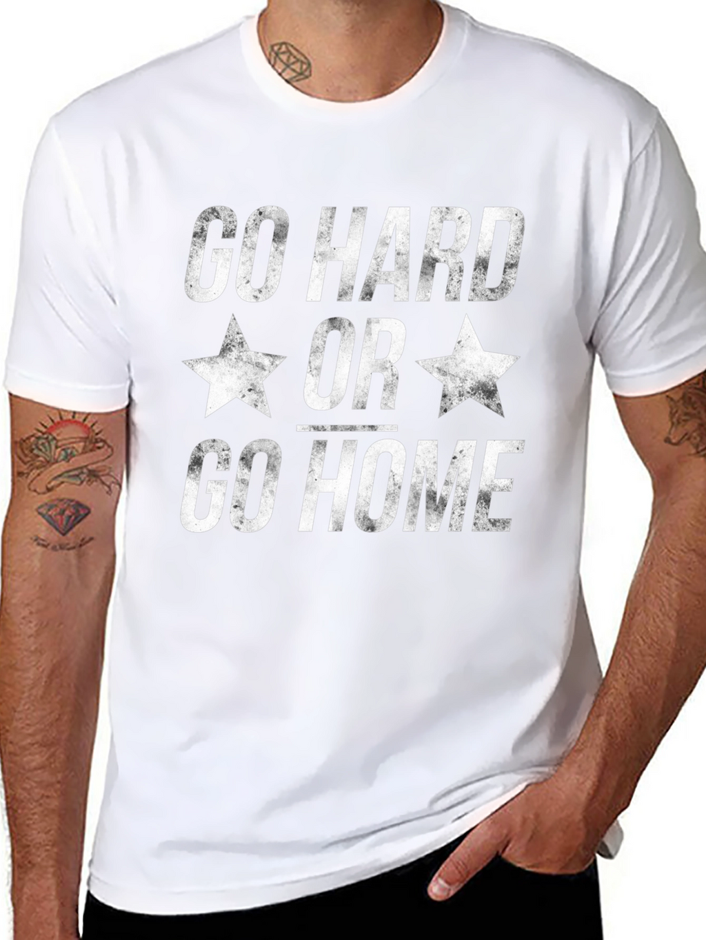 Go Hard or Go Home Graphic Tee