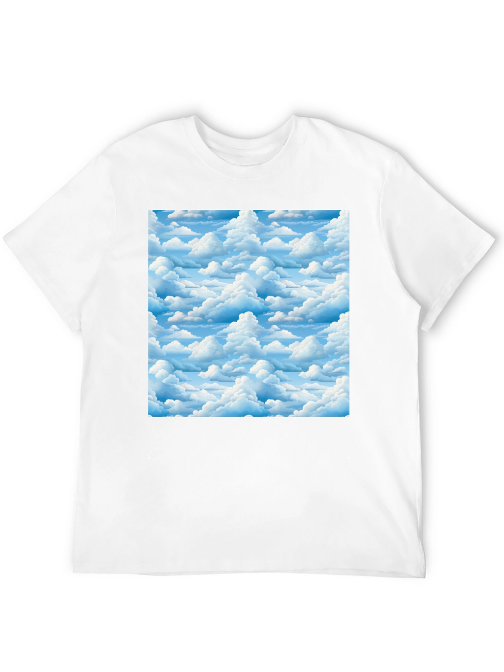Cloudscape Print Black T-Shirt