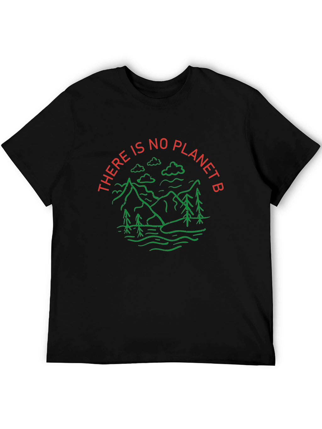 Eco-Friendly Graphic Tee - No Planet B