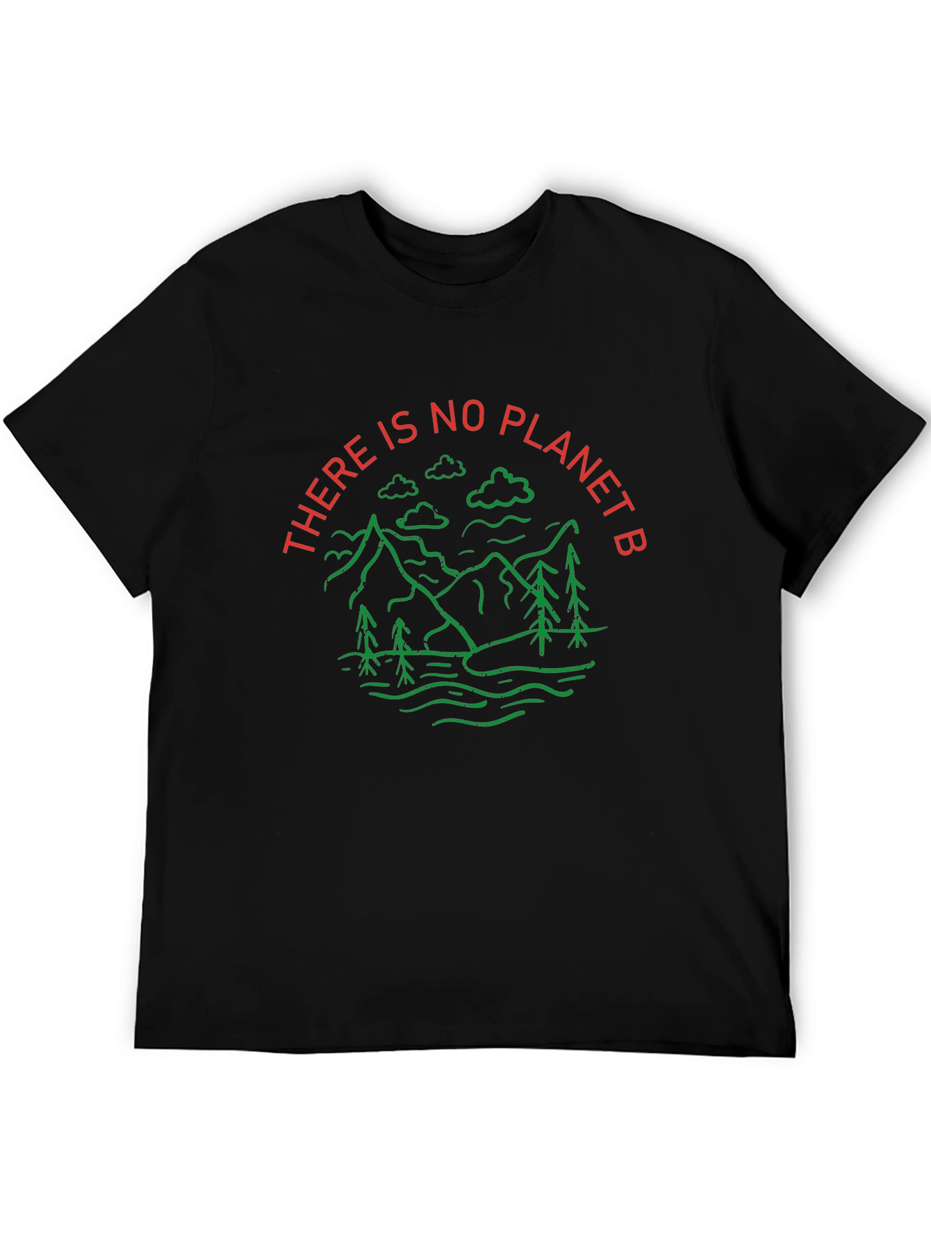 Eco-Friendly Graphic Tee - No Planet B