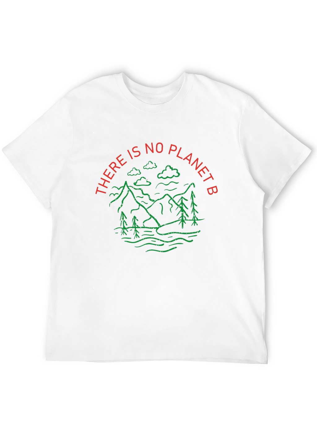 Eco-Friendly Graphic Tee - No Planet B