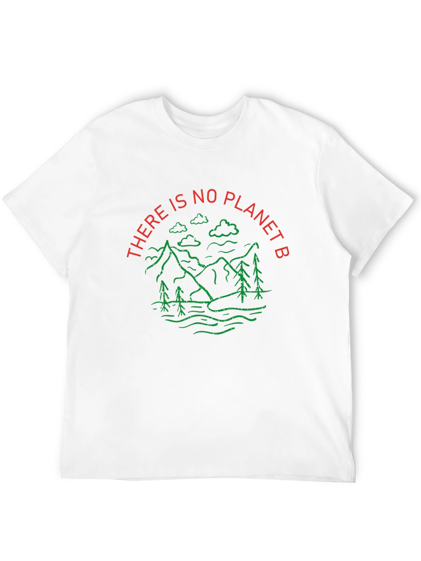 Eco-Friendly Graphic Tee - No Planet B