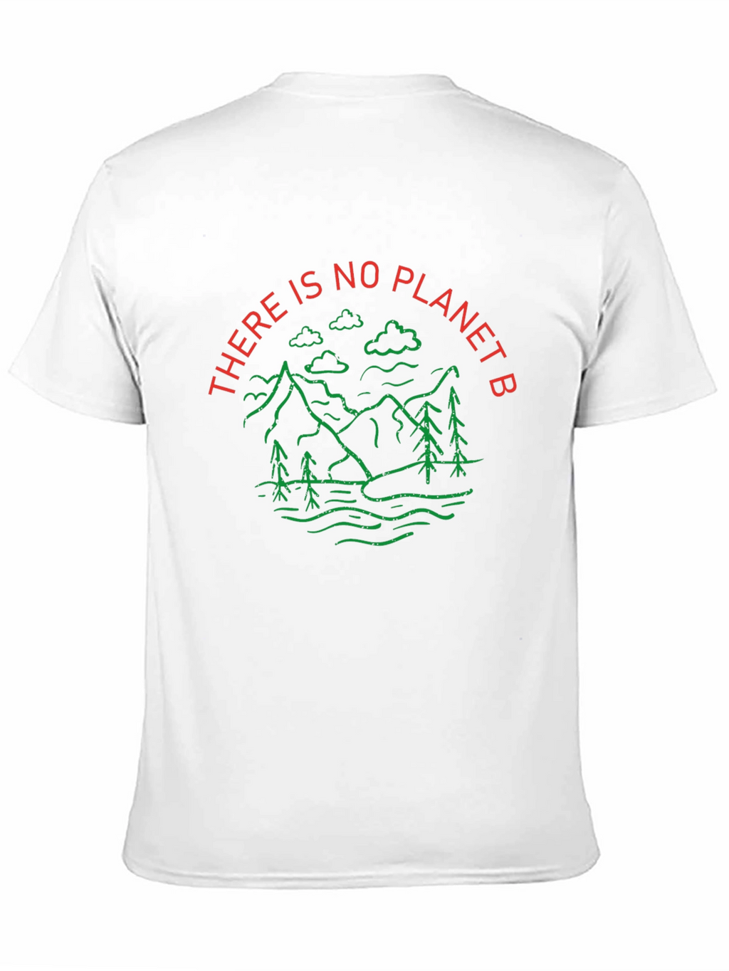 Eco-Friendly Graphic Tee - No Planet B