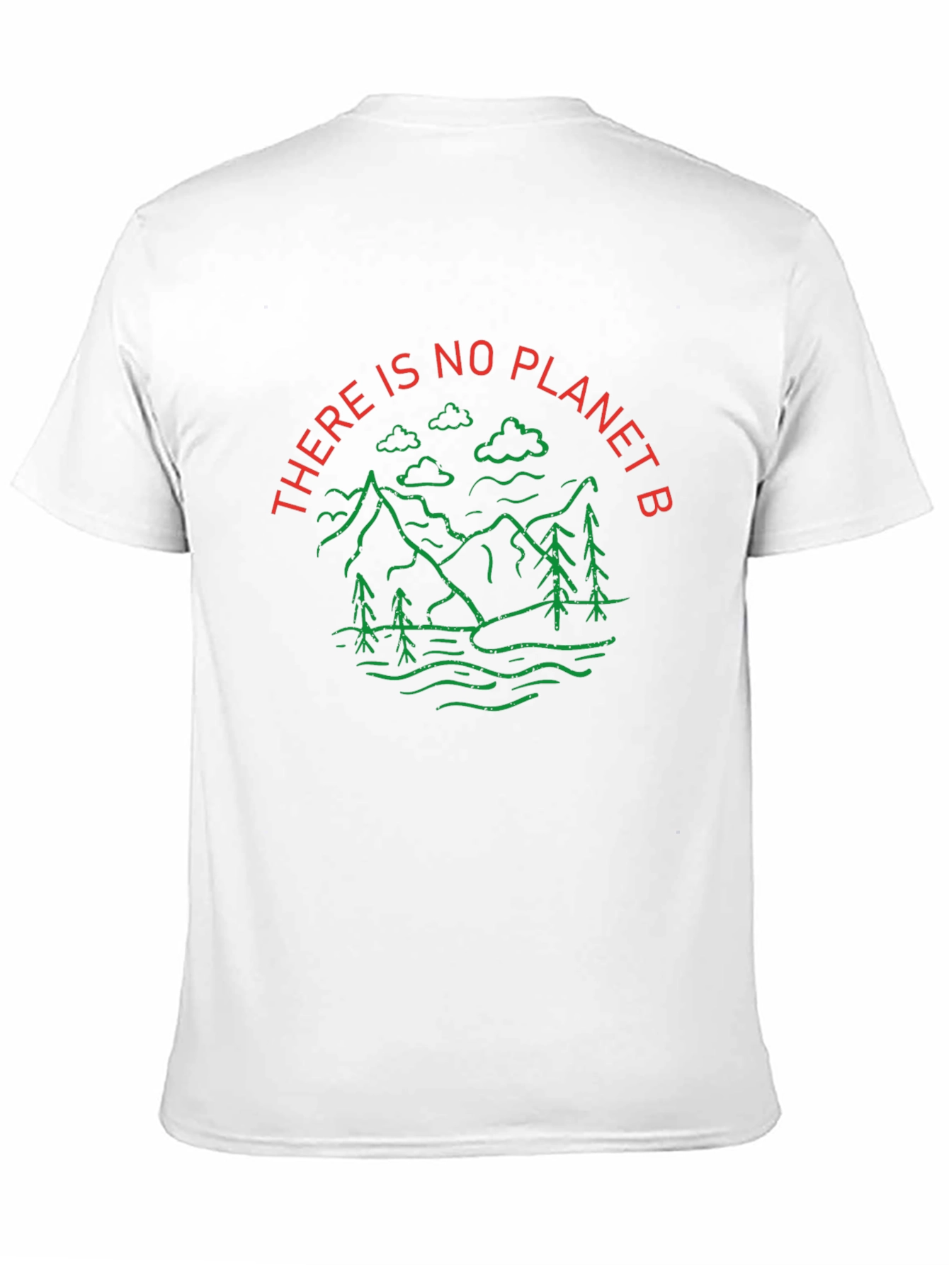 Eco-Friendly Graphic Tee - No Planet B