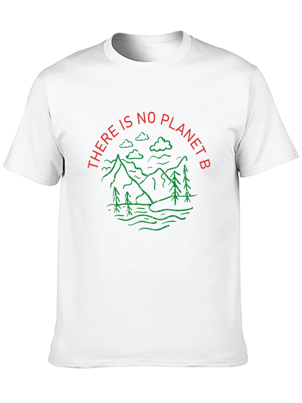Eco-Friendly Graphic Tee - No Planet B