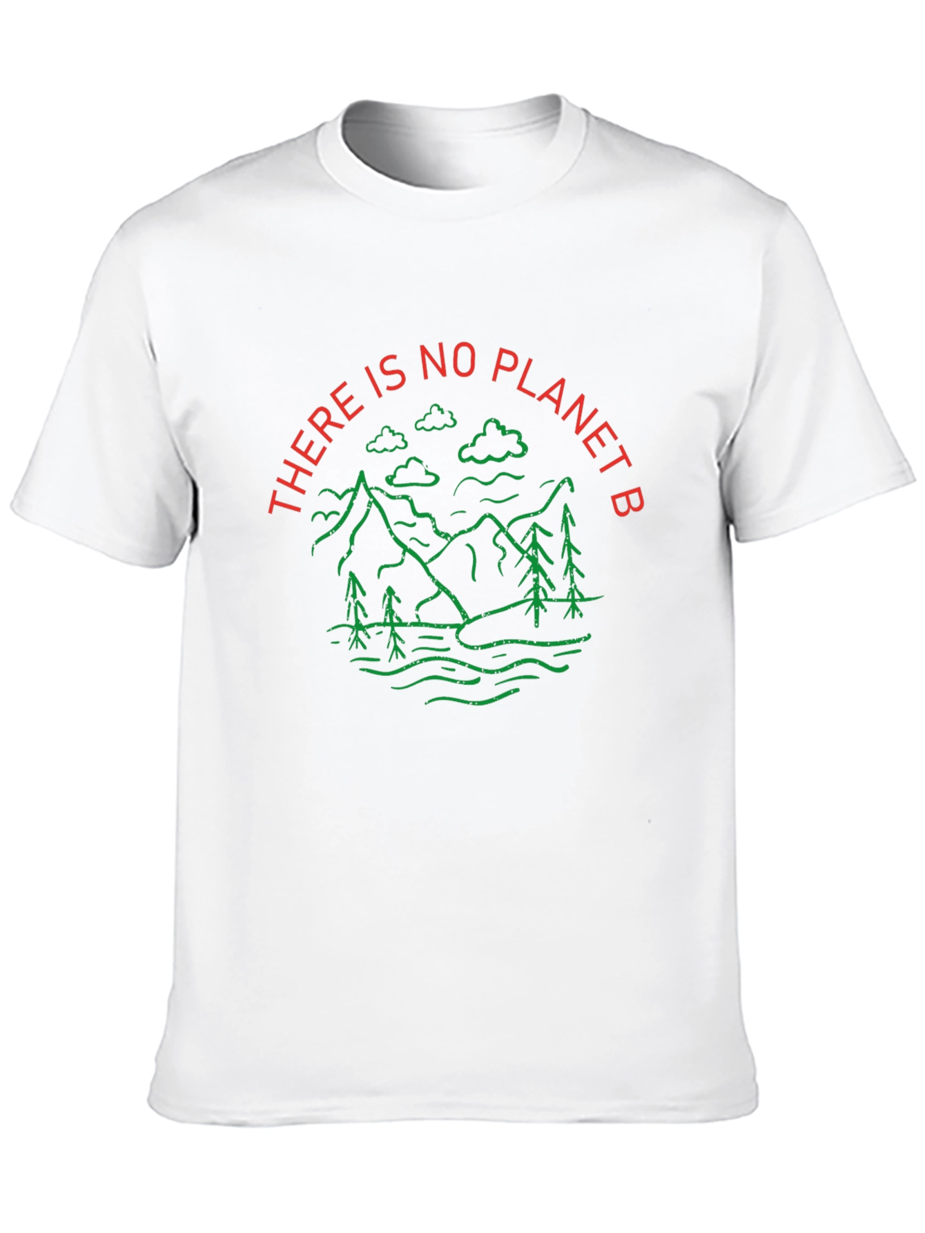 Eco-Friendly Graphic Tee - No Planet B
