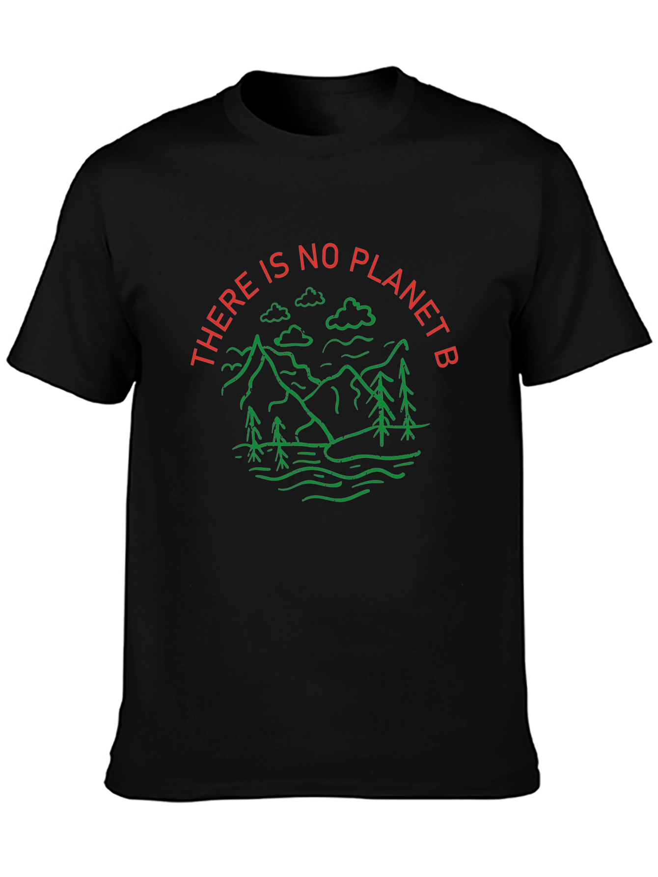 Eco-Friendly Graphic Tee - No Planet B