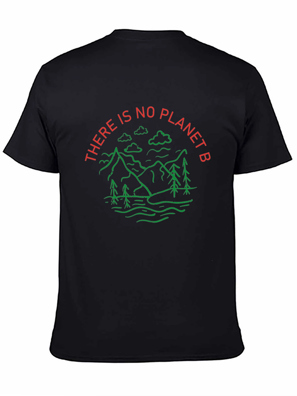 Eco-Friendly Graphic Tee - No Planet B