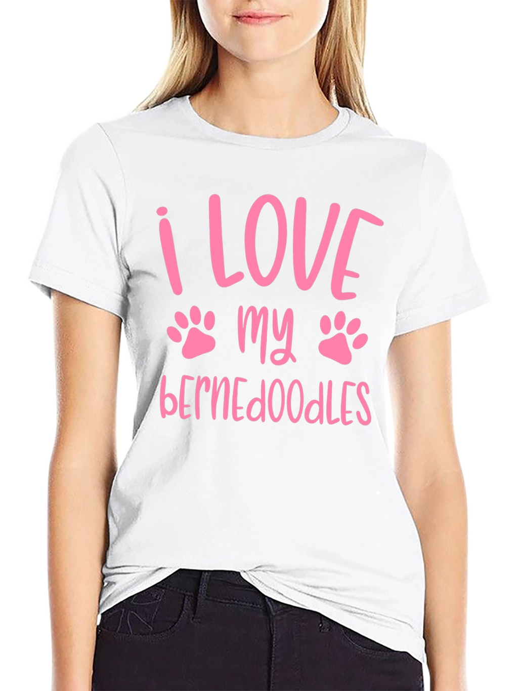 I Love My Bernedoodles Graphic T-Shirt