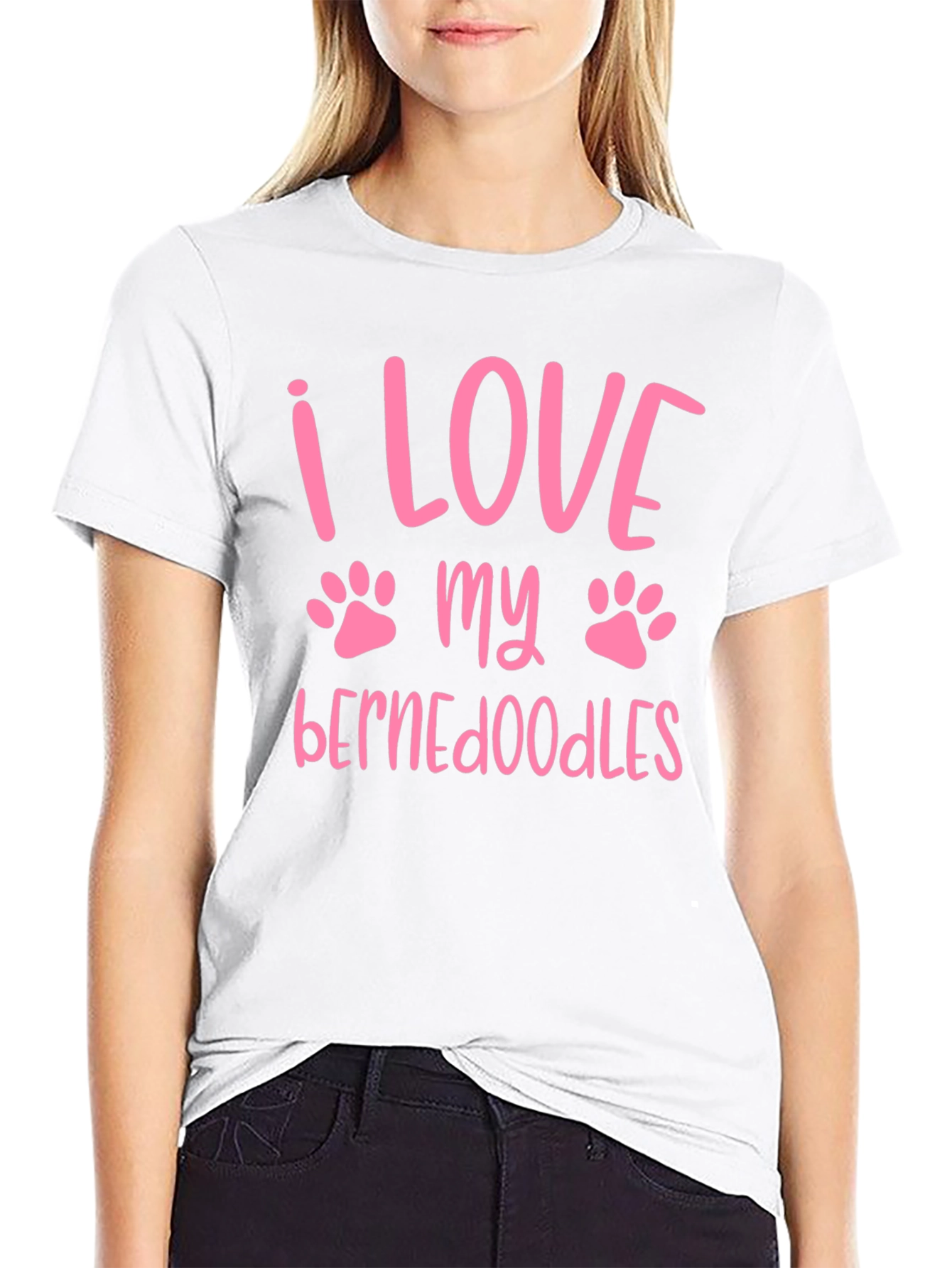 I Love My Bernedoodles Graphic T-Shirt