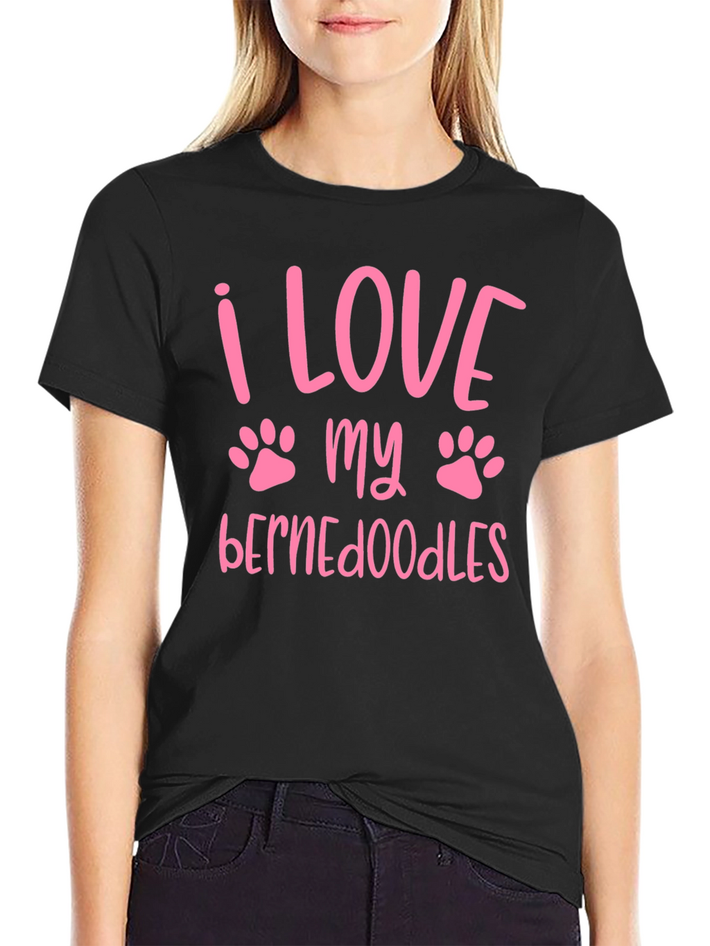 I Love My Bernedoodles Graphic T-Shirt