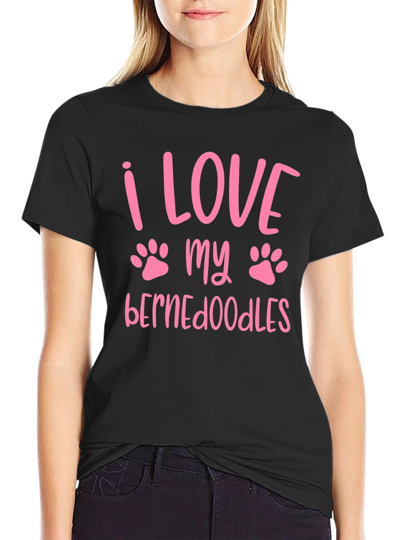 I Love My Bernedoodles Graphic T-Shirt