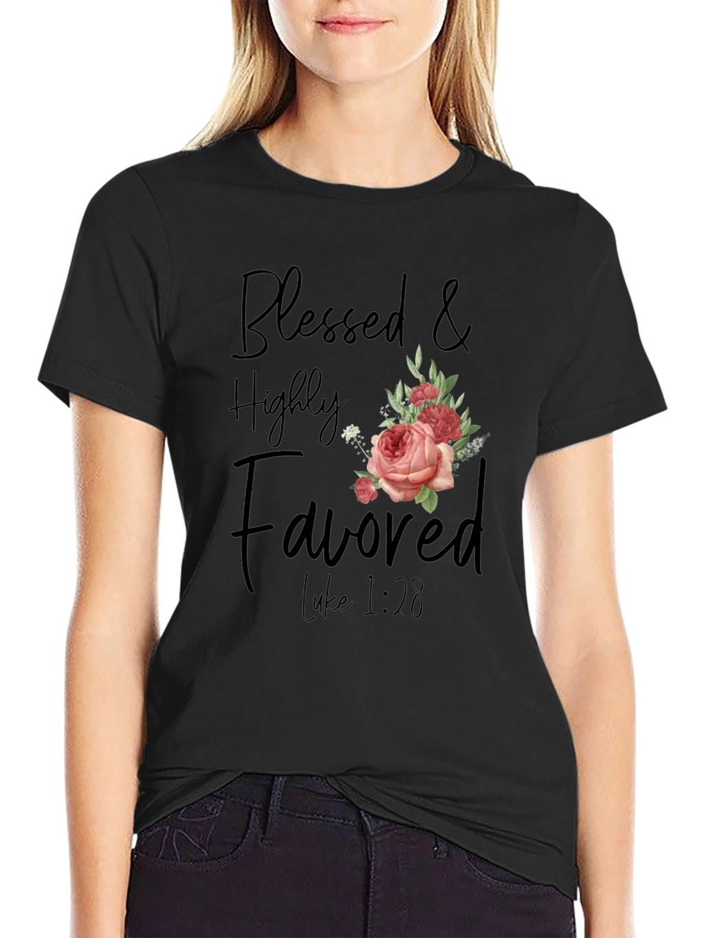 Blessed & Highly Favored Graphic Tee