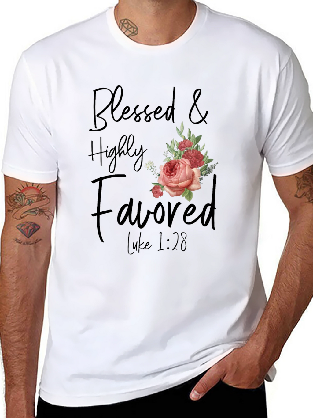 Blessed & Highly Favored Graphic Tee
