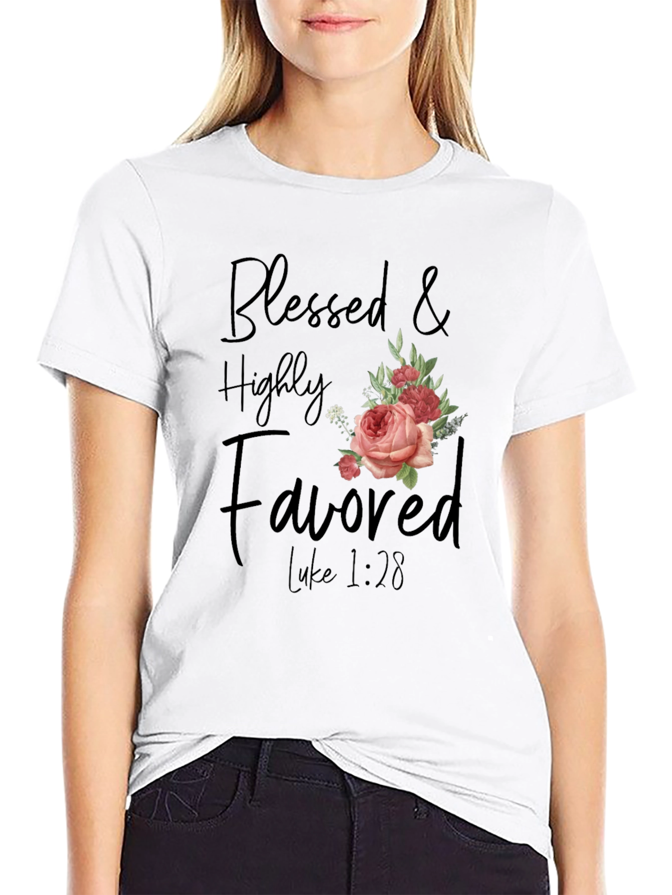 Blessed & Highly Favored Graphic Tee