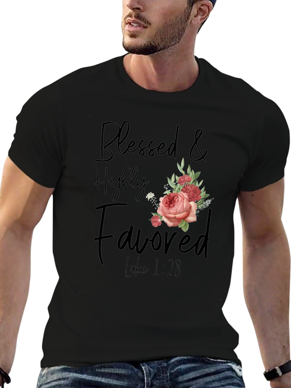 Blessed & Highly Favored Graphic Tee