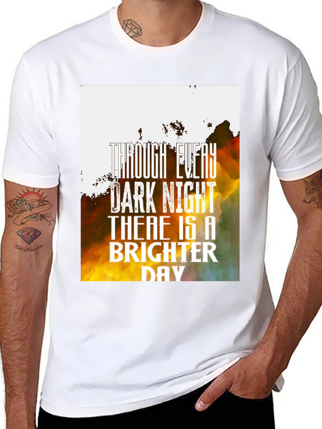 Brighter Day Graphic Tee - Motivational T-Shirt