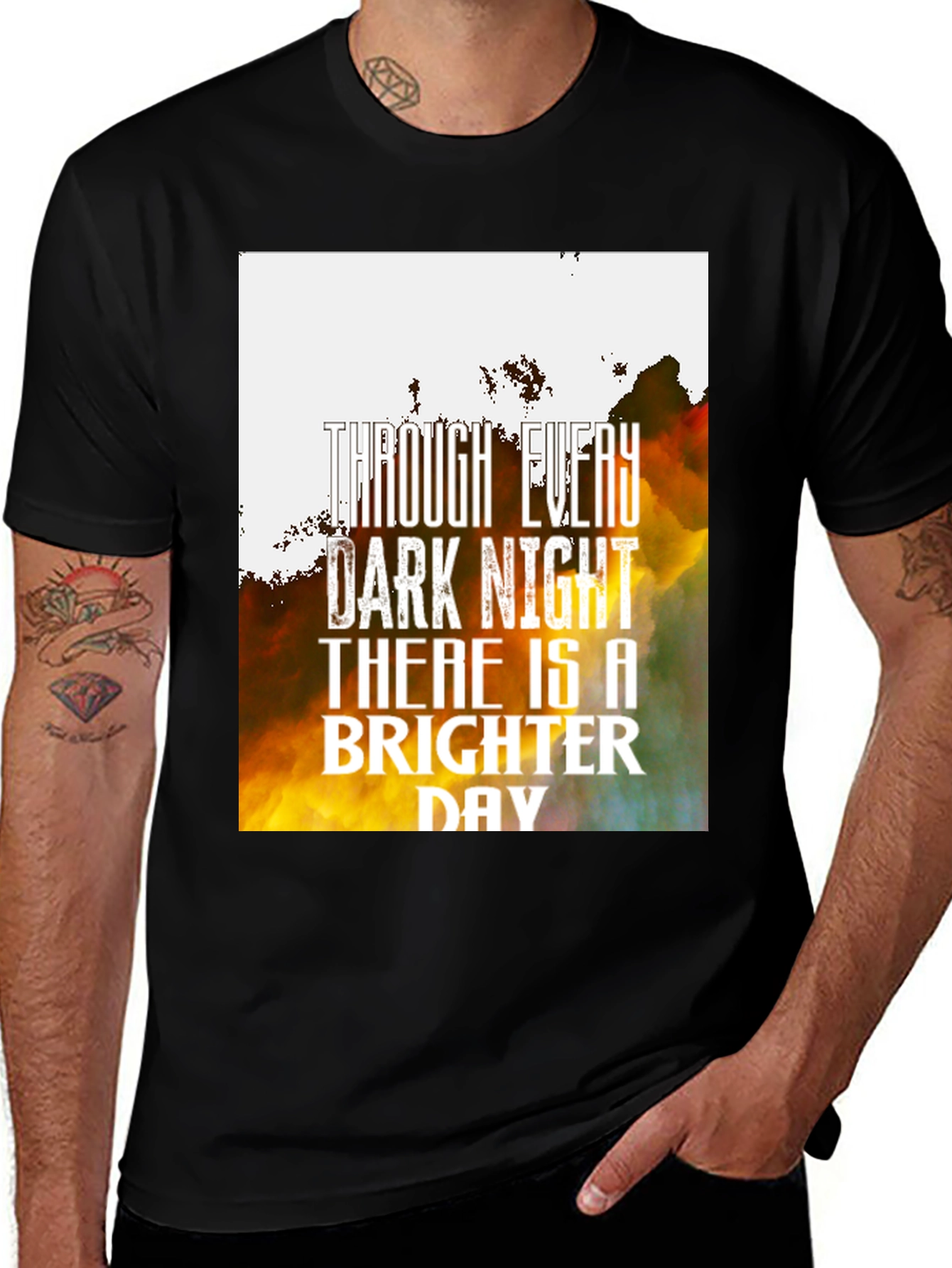 Brighter Day Graphic Tee - Motivational T-Shirt