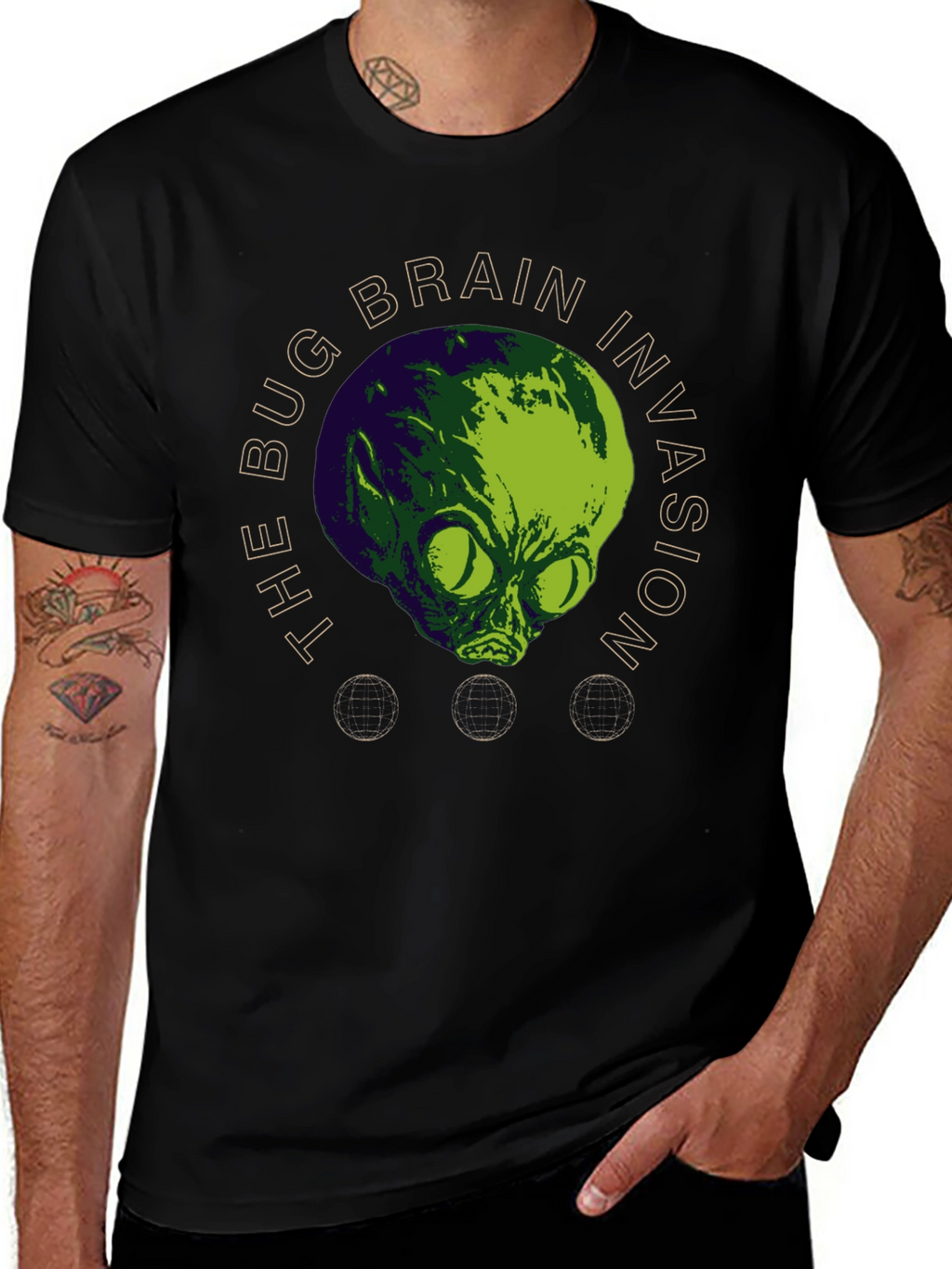 Bug Brain Invasion Graphic Tee