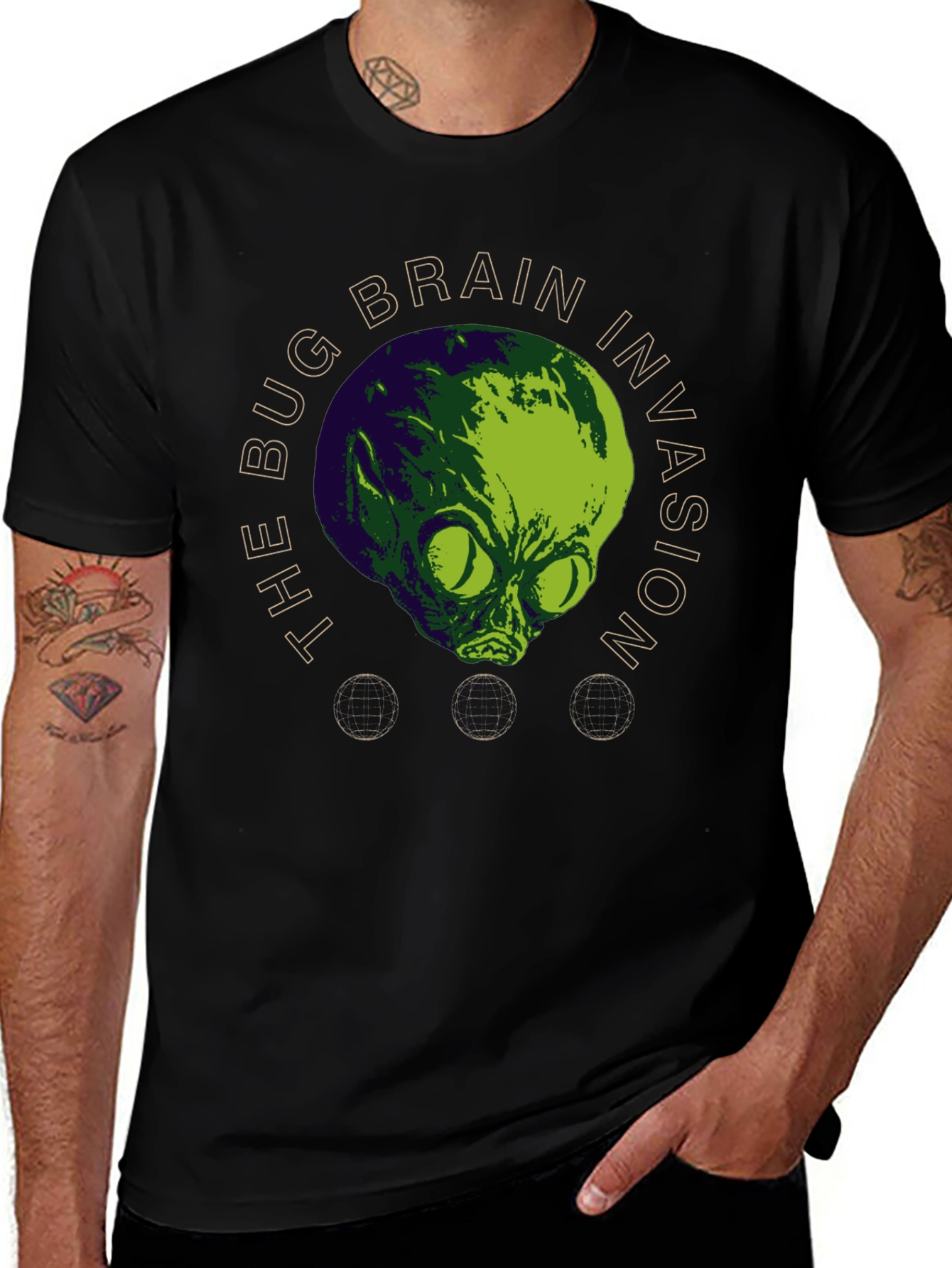 Bug Brain Invasion Graphic Tee