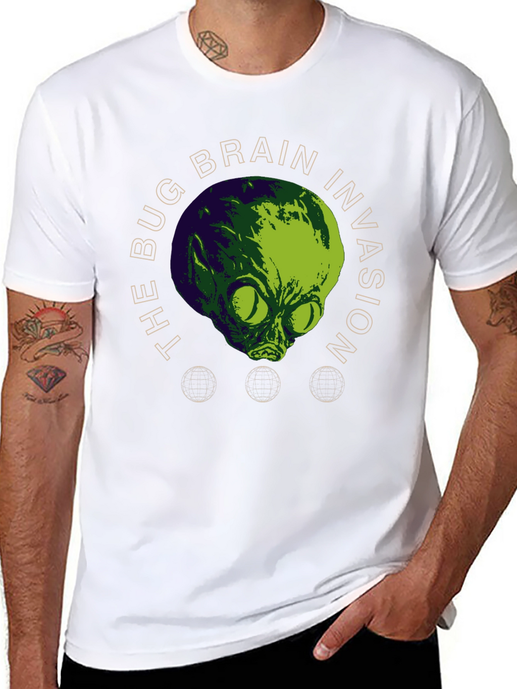 Bug Brain Invasion Graphic Tee