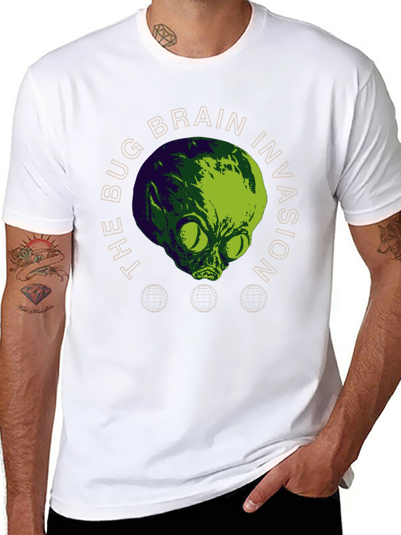 Bug Brain Invasion Graphic Tee
