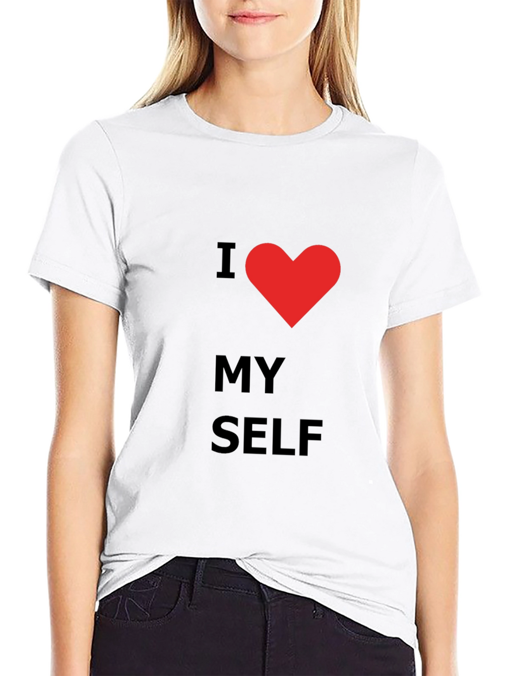 I Love Myself Graphic Tee - Black T-Shirt