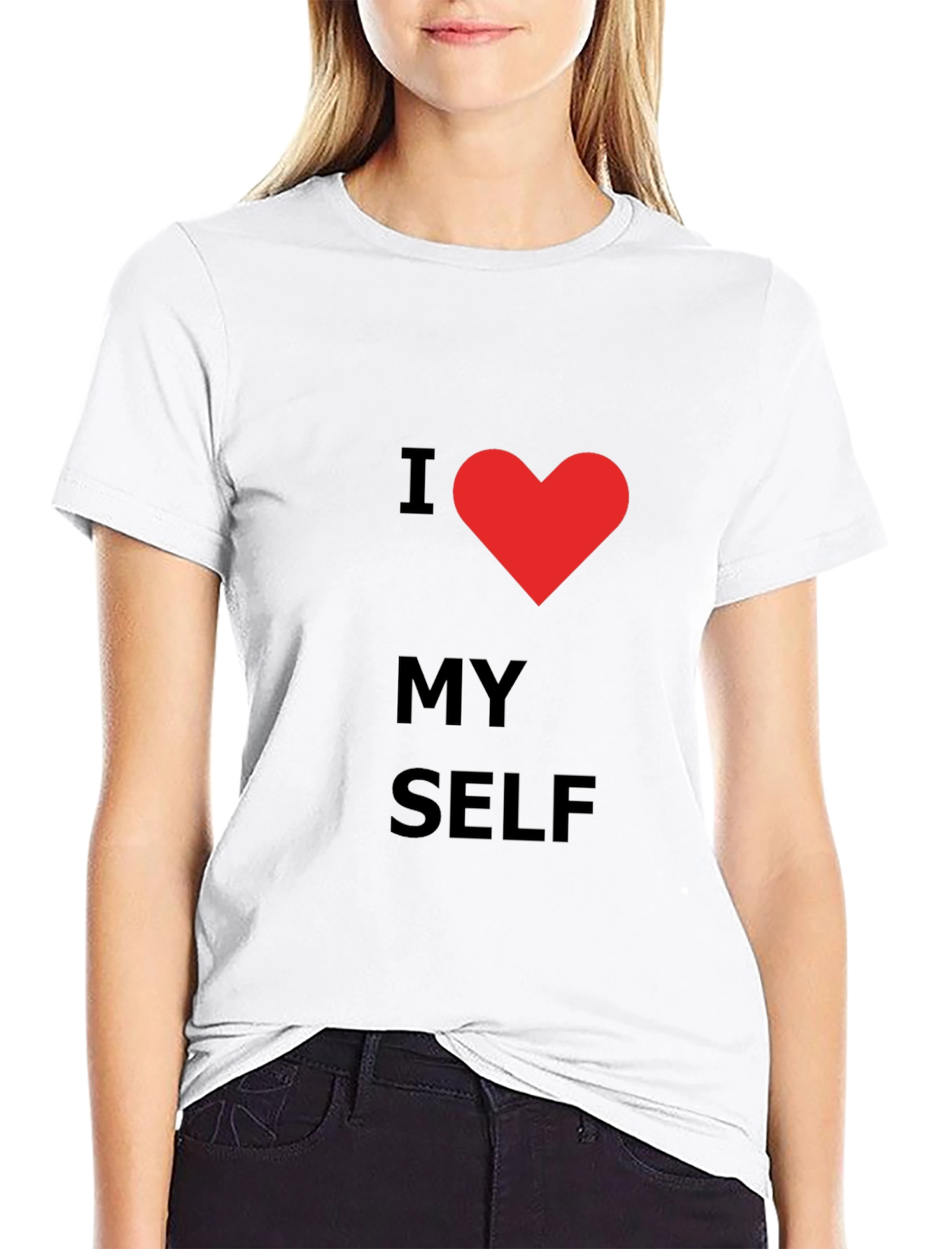 I Love Myself Graphic Tee - Black T-Shirt