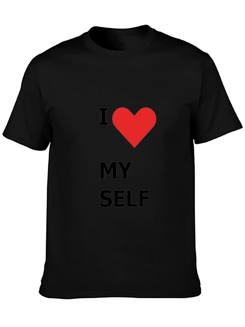I Love Myself Graphic Tee - Black T-Shirt