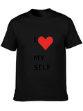 I Love Myself Graphic Tee - Black T-Shirt