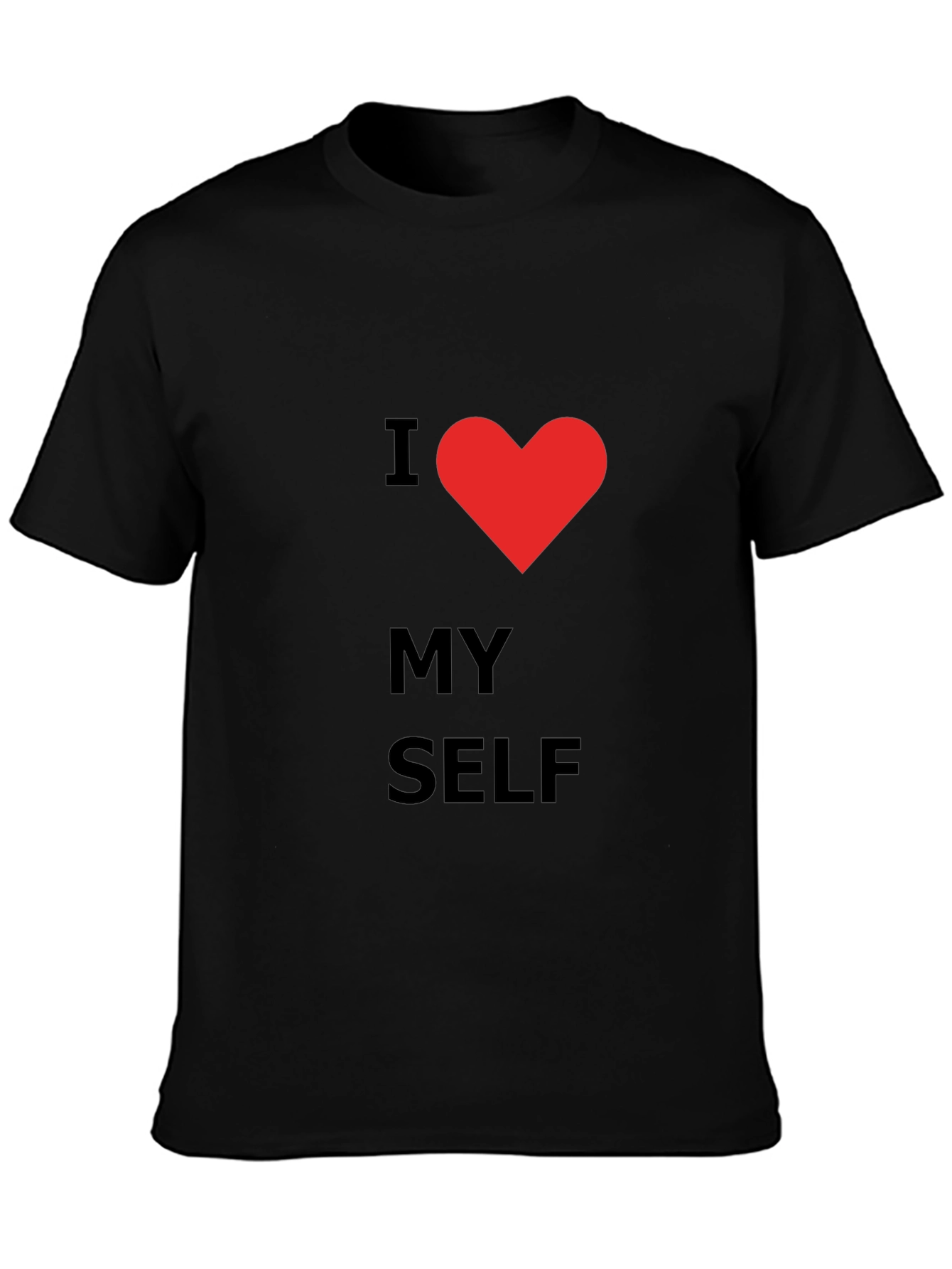 I Love Myself Graphic Tee - Black T-Shirt
