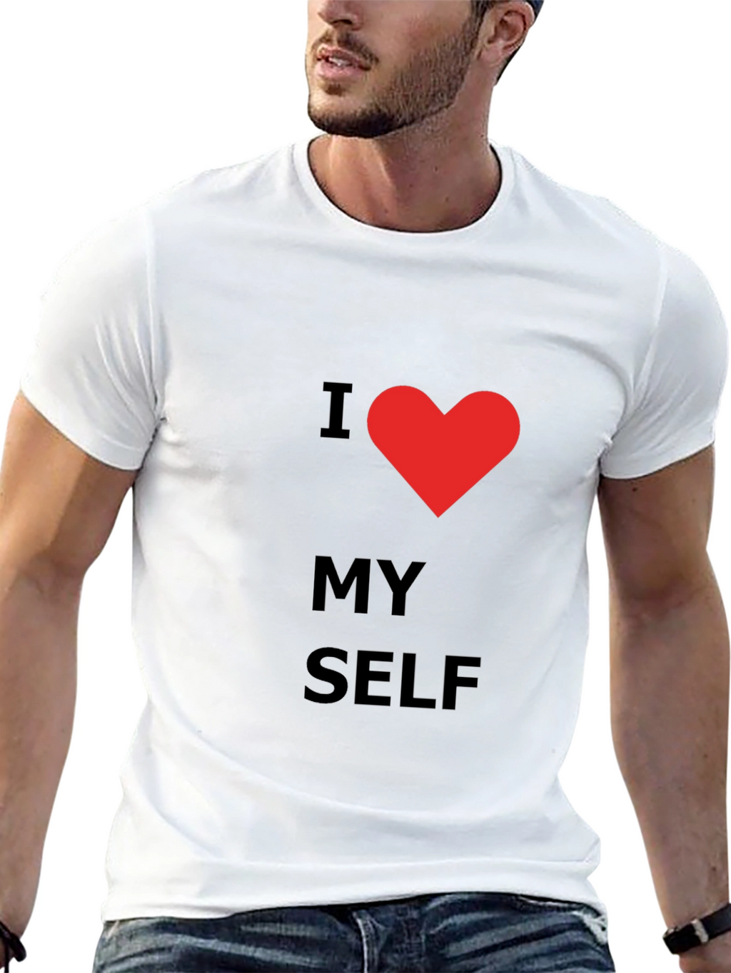 I Love Myself Graphic Tee - Black T-Shirt
