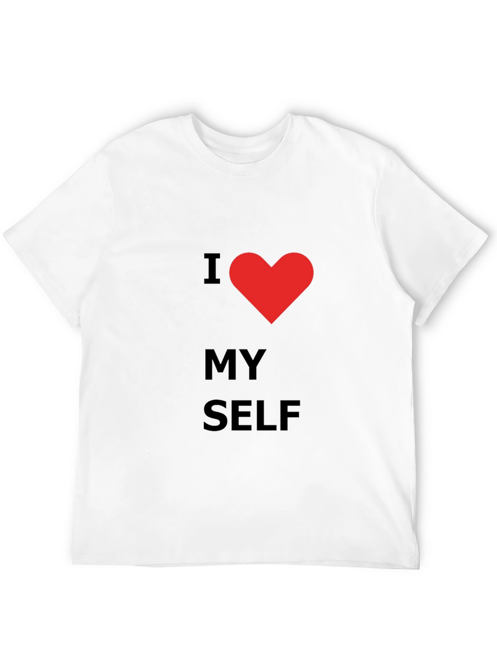 I Love Myself Graphic Tee - Black T-Shirt