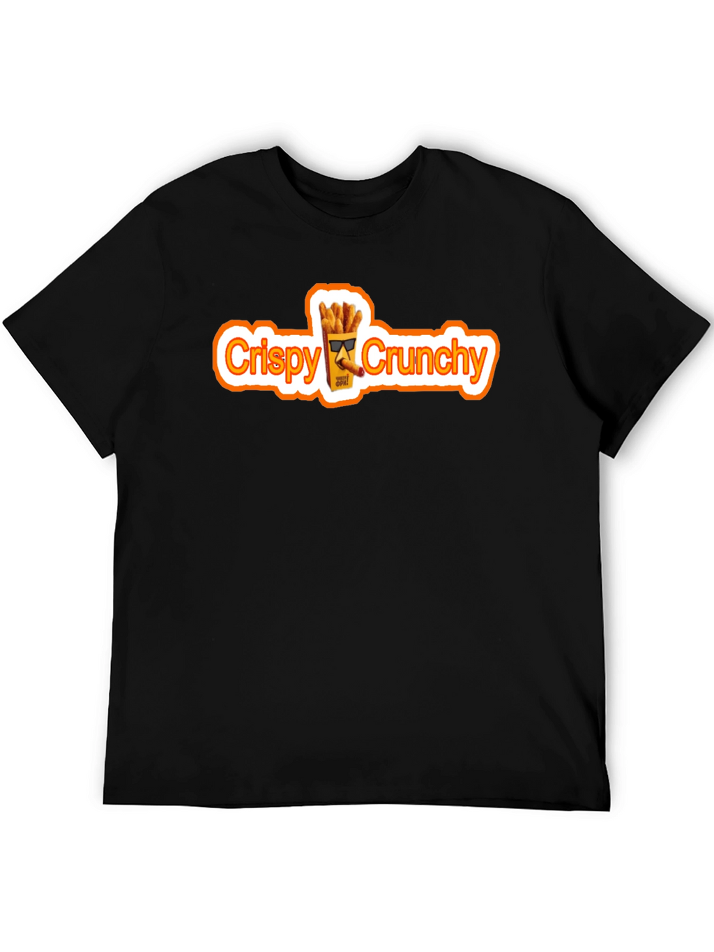 Crispy Crunchy Graphic T-Shirt - Trendy Streetwear
