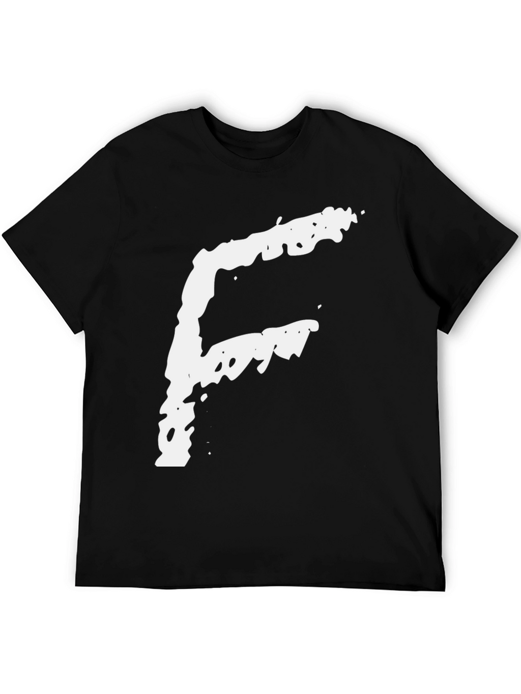 Bold Graphic Tee - White G Print on Black