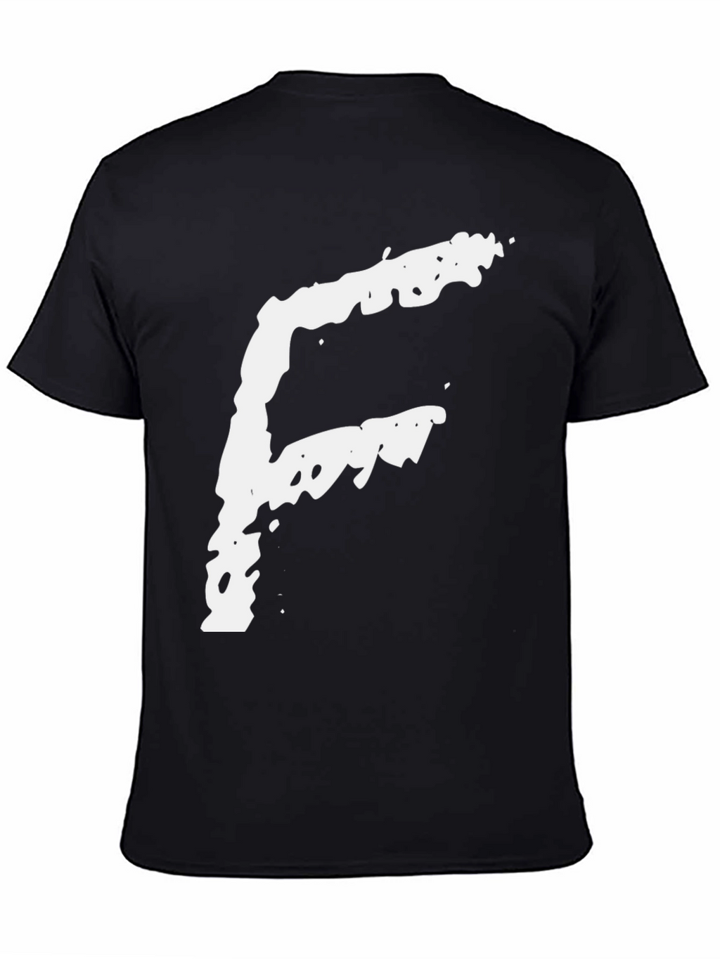 Bold Graphic Tee - White G Print on Black