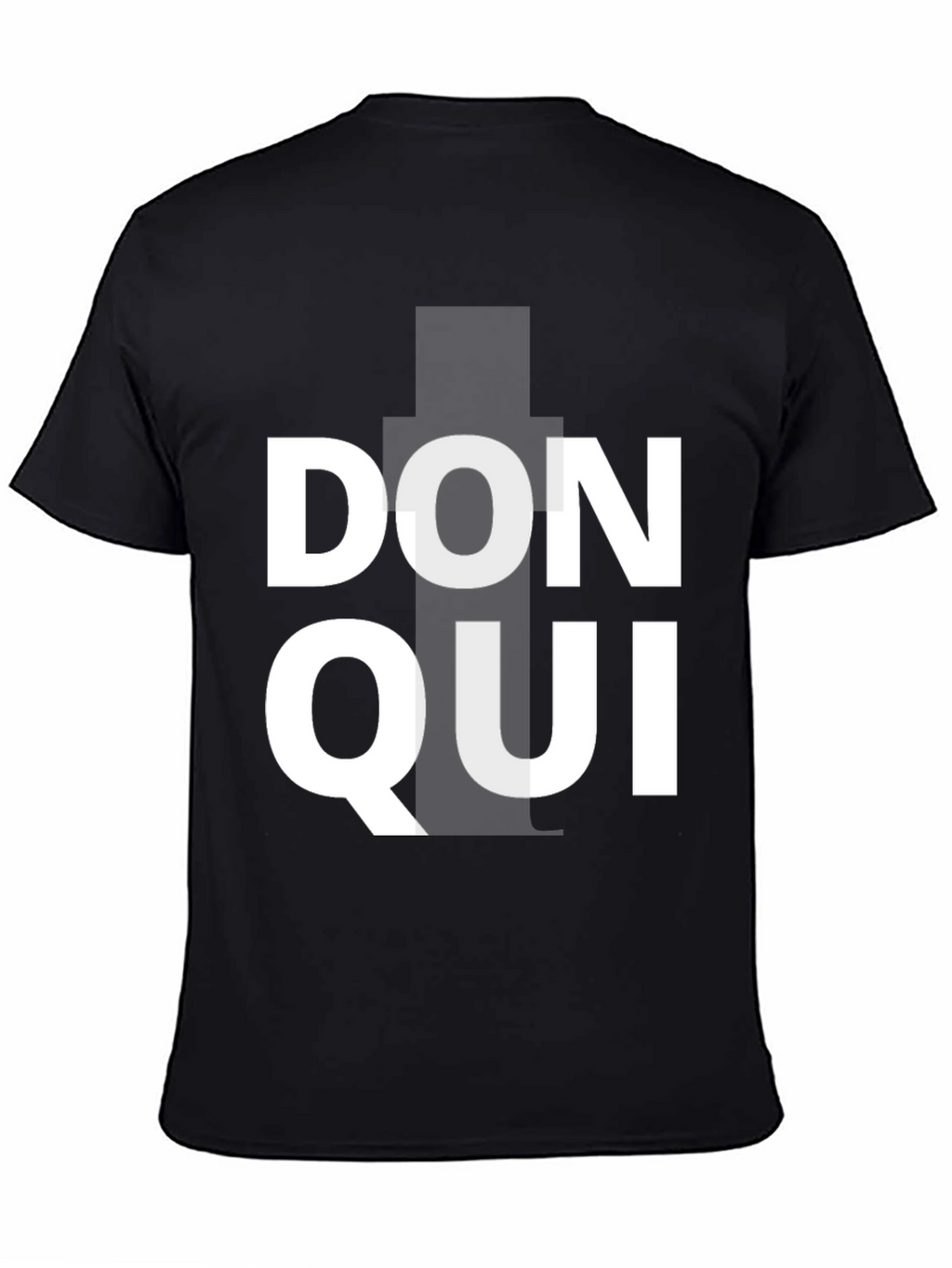 Don Qui Black Graphic Tee