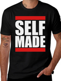 Self Made Graphic Tee - Black Short Sleeve