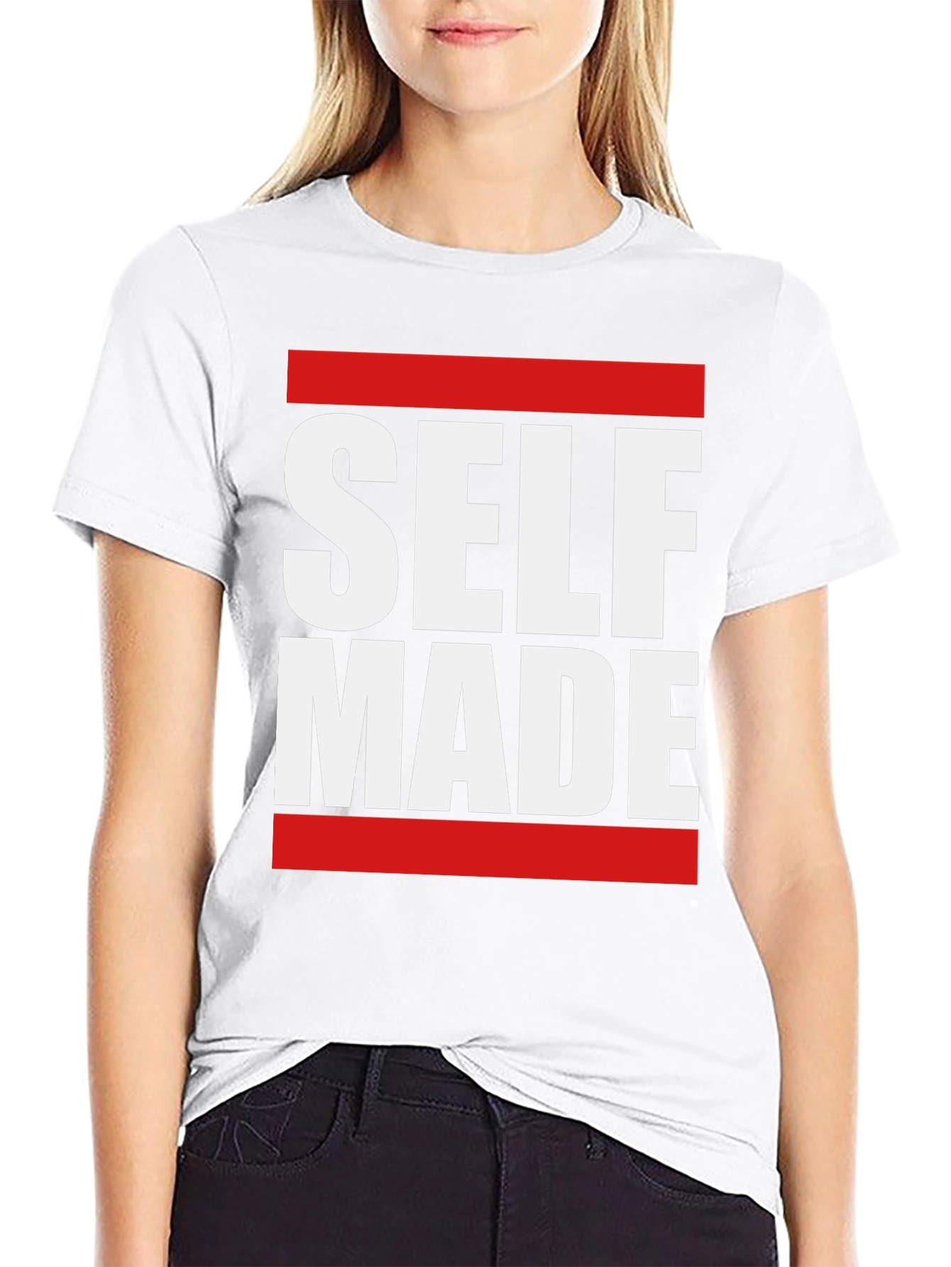 Self Made Graphic Tee - Black Short Sleeve