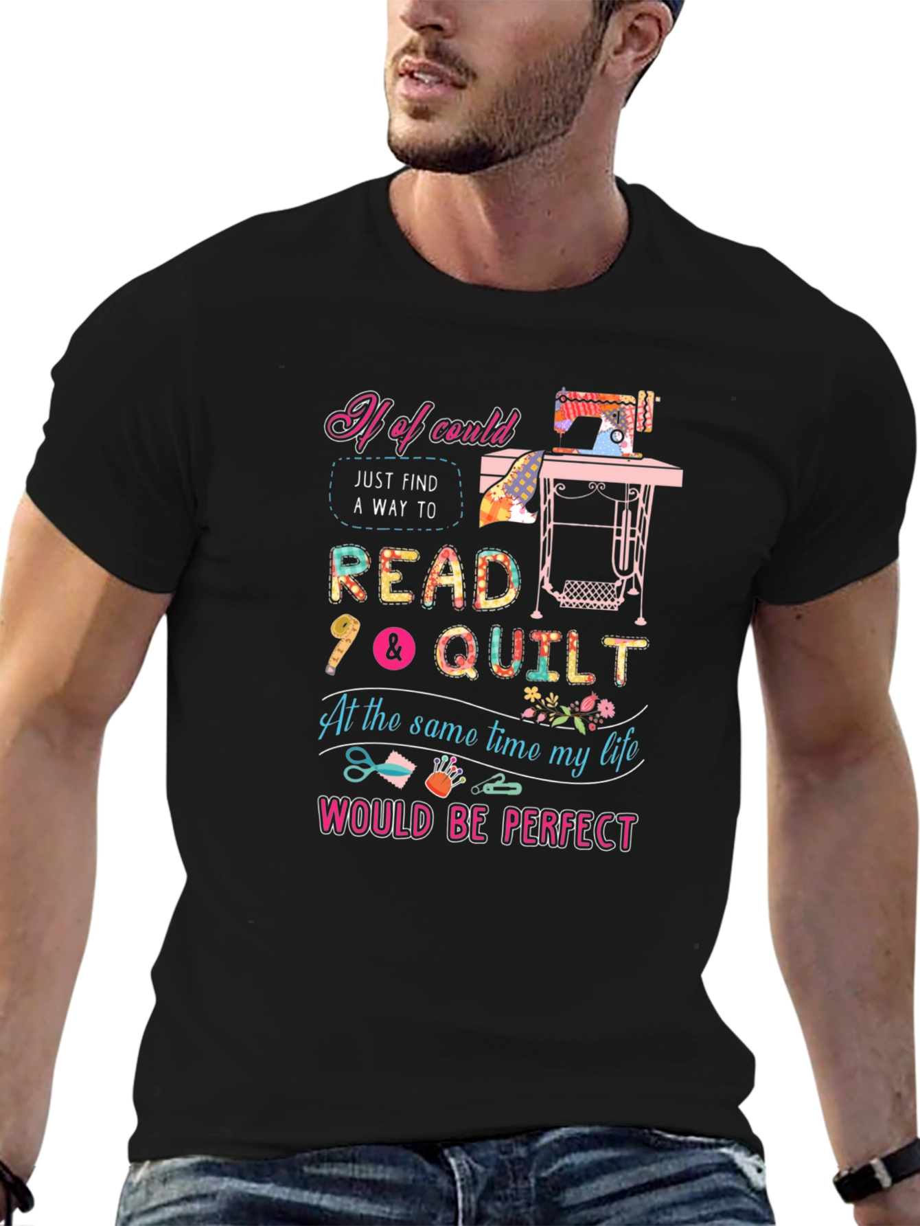 Read and Quilt T-Shirt - Perfect for Quilters
