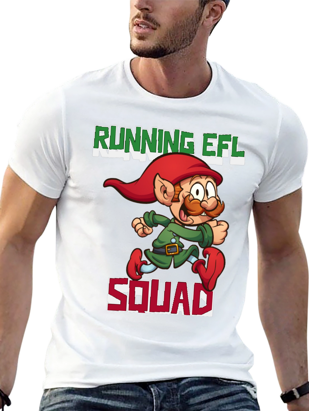 Running Elf Squad T-Shirt - Holiday Fun Run Tee