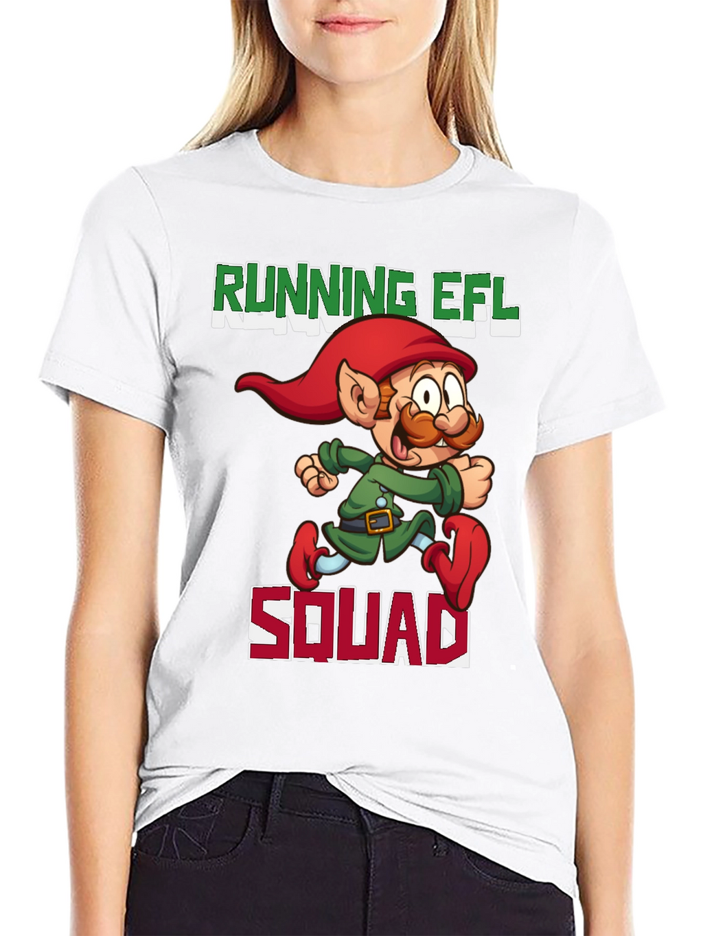 Running Elf Squad T-Shirt - Holiday Fun Run Tee