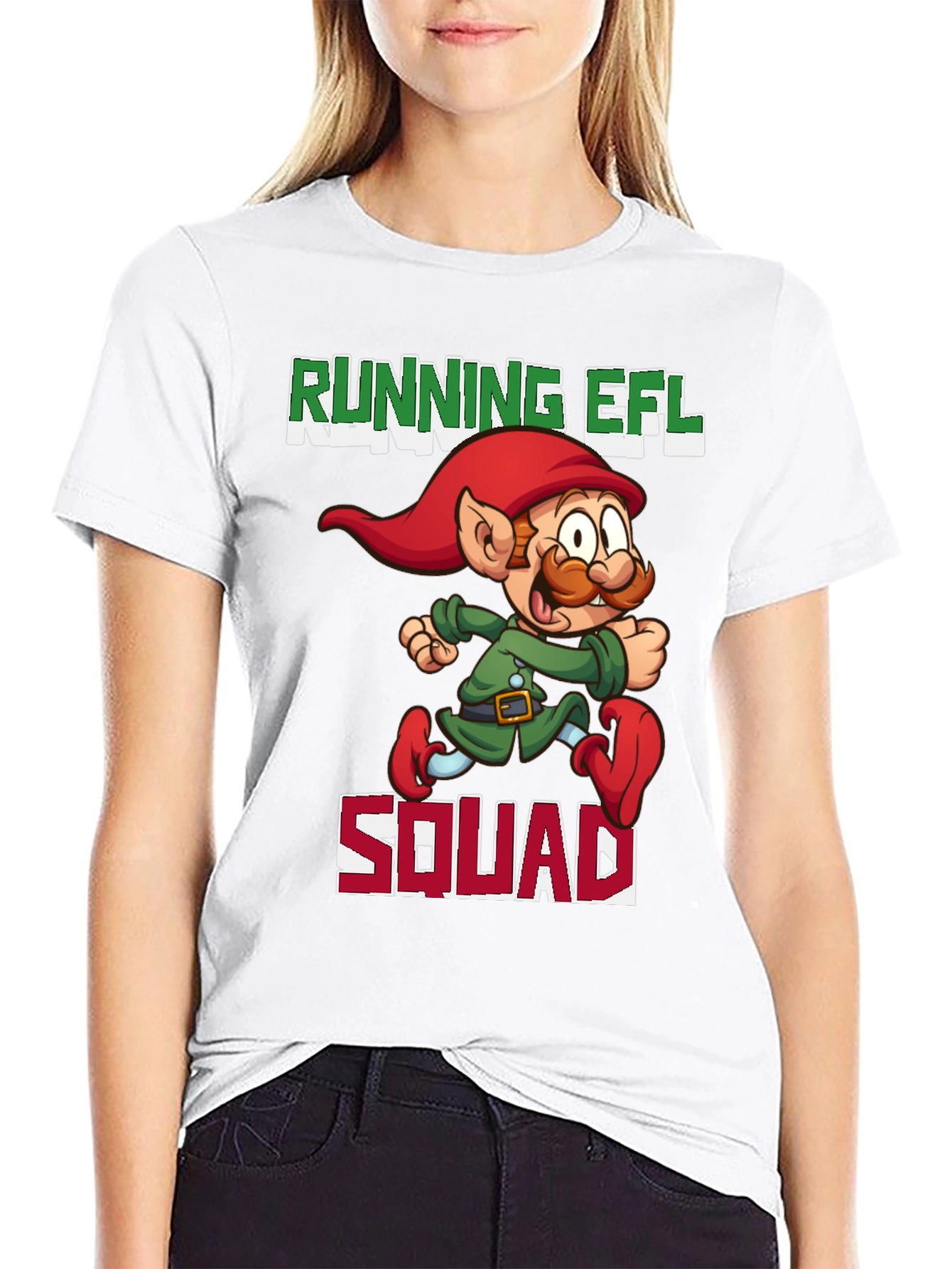 Running Elf Squad T-Shirt - Holiday Fun Run Tee