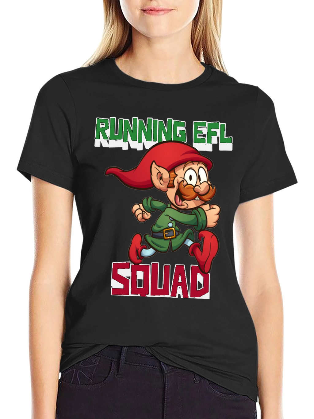 Running Elf Squad T-Shirt - Holiday Fun Run Tee