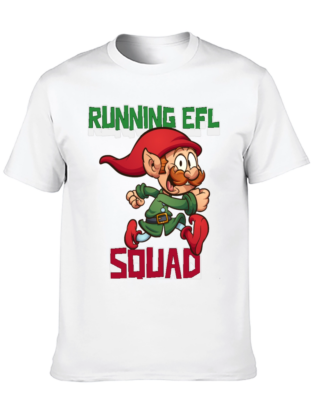 Running Elf Squad T-Shirt - Holiday Fun Run Tee