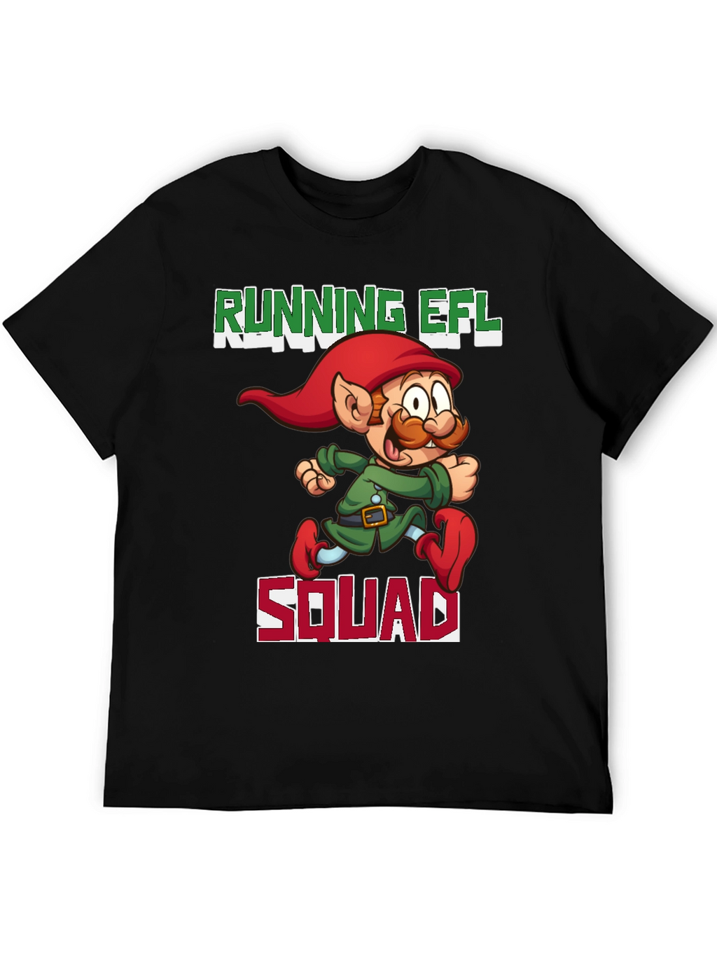 Running Elf Squad T-Shirt - Holiday Fun Run Tee