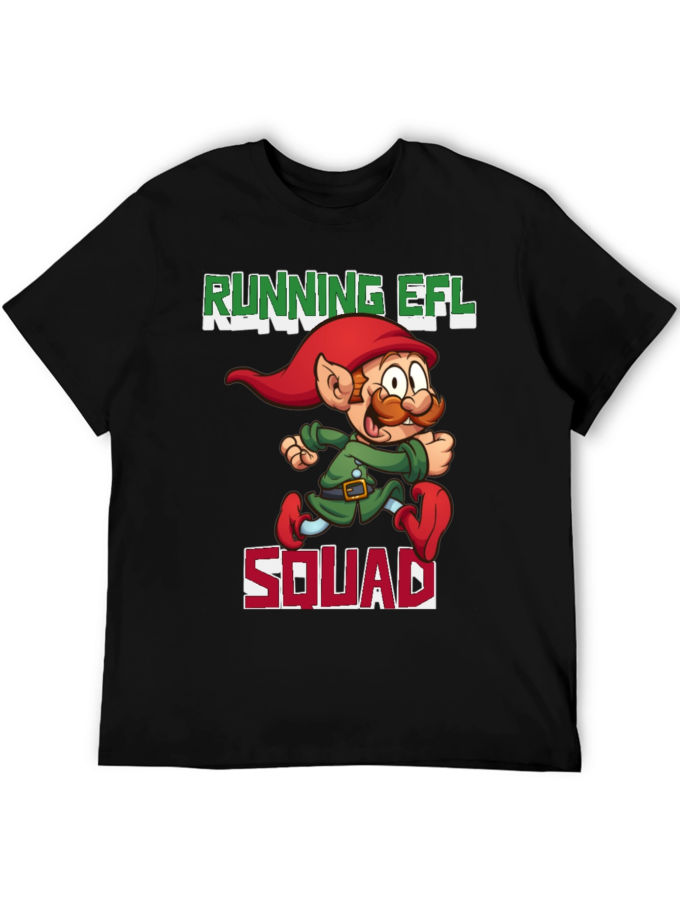 Running Elf Squad T-Shirt - Holiday Fun Run Tee