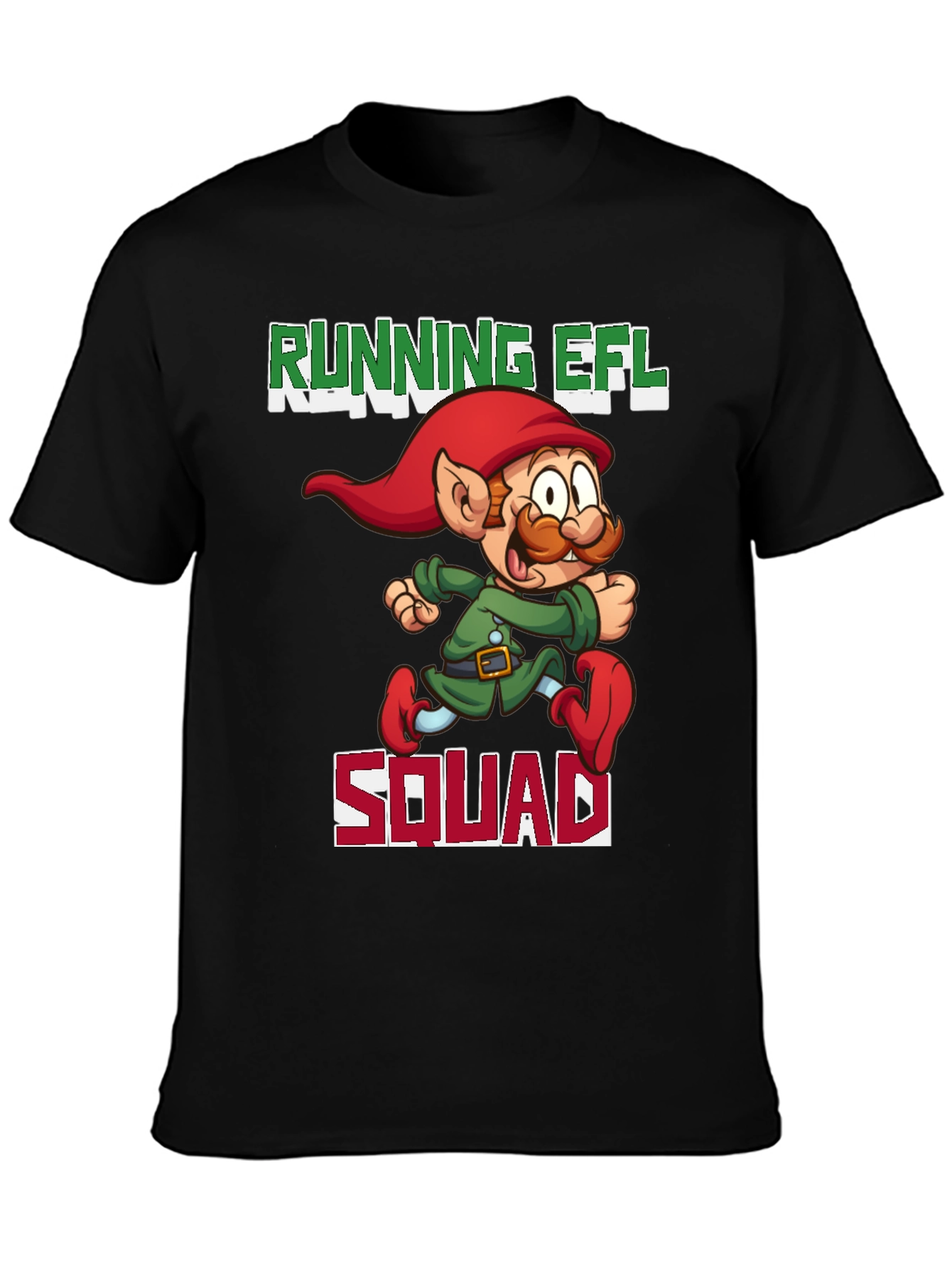 Running Elf Squad T-Shirt - Holiday Fun Run Tee