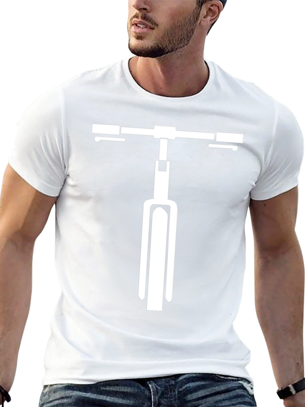 Mens Bike Graphic Tee - Black
